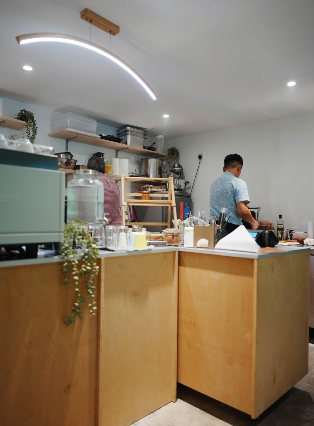 The LITO bakery counter and open kitchen at Sri Penaga, Bangsar, with staff preparing orders